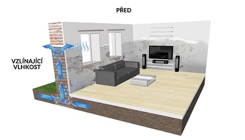 Biodry-zed-pred Vzlínající vlhkost před použitím Biodry